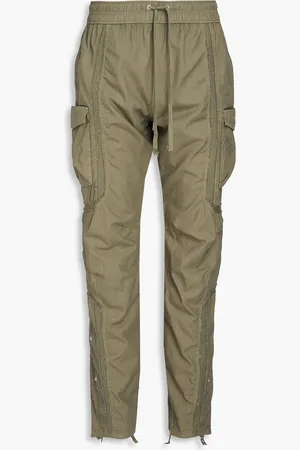 JOHN ELLIOTT Vintage Frame tapered cotton cargo pants - Green - 1
