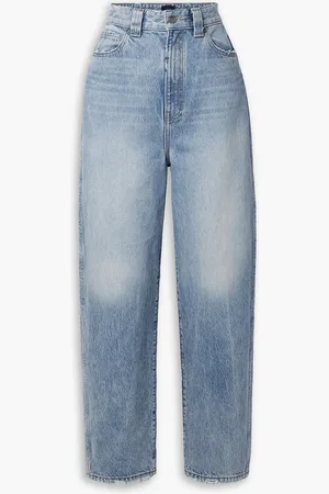 Khaite Martin high-rise straight-leg jeans - Blue - 32