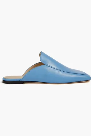 Wandler Megan leather loafers - Blue - EU 38