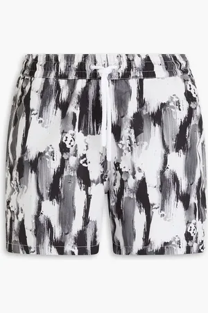 Frescobol Carioca Short-length printed swim shorts - - XXL