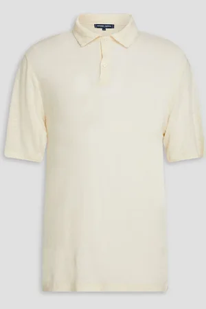 Frescobol Carioca Mello linen-jersey polo shirt - White - S