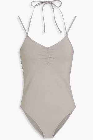 REMAIN Birger Christensen Ruched ponte bodysuit - - DE 40