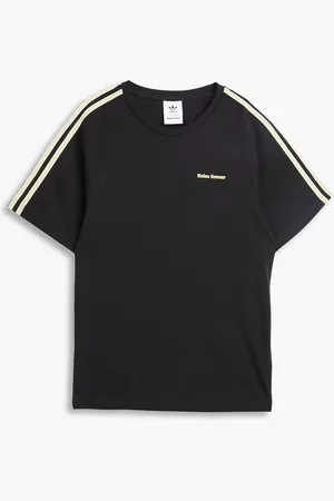 adidas Striped cotton-jersey T-shirt - - XL