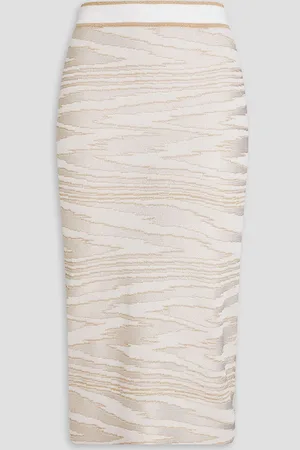 Missoni Metallic knitted skirt - White - IT 42