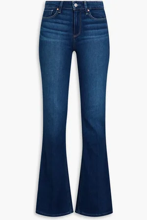 Paige Laurel Canyon high-rise bootcut jeans - Blue - 24