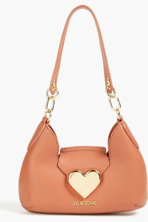 Moschino Faux leather shoulder bag - Brown - OneSize