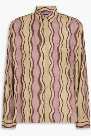 Jacquemus Simon printed woven shirt - Neutral - IT 44