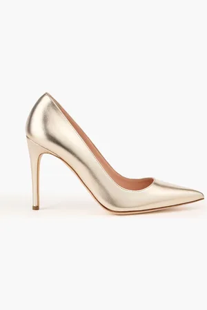 Rupert Sanderson New Malory metallic leather pumps - Metallic - EU 38