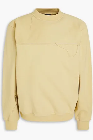 Jacquemus Fio embroidered cotton-fleece sweatshirt - Neutral - L