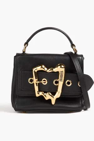 Moschino Morphed Buckle embellished leather tote - - OneSize