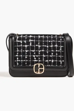 Claudie Pierlot Embellished tweed cross-body bag - - OneSize
