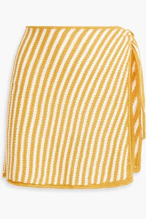 ONIA Striped linen pareo - - L