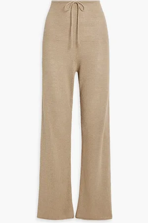 ONIA Linen wide-leg pants - Neutral - M