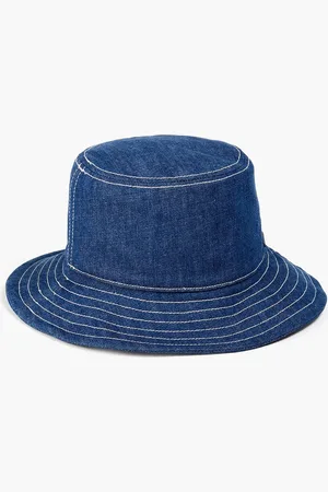 ZIMMERMANN Denim bucket hat - Blue - ONESIZE
