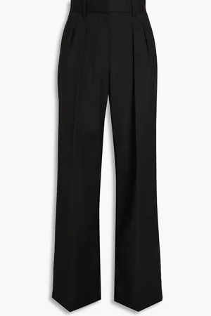 Rebecca Vallance Charlie pinstriped twill wide-leg pants - - UK 6