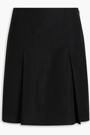 Vince Pleated woven mini skirt - - US 2