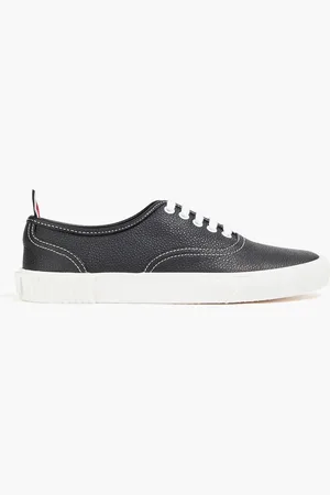 Thom Browne Heritage pebbled-leather sneakers - - EU 41