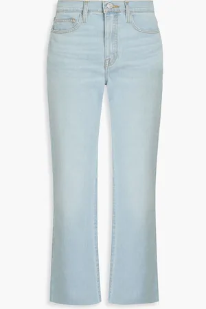 Frame Le Jane Ankle high-rise straight-leg jeans - Blue - 30