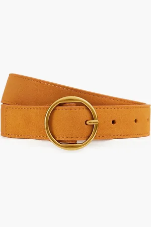 Frame Suede belt - Brown - S