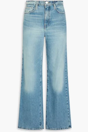 Frame Le Jane high-rise wide-leg jeans - Blue - 31