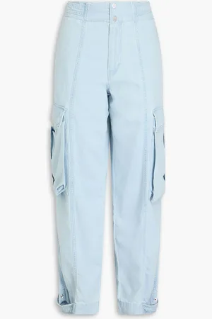 Frame High-rise cargo jeans - Blue - 27