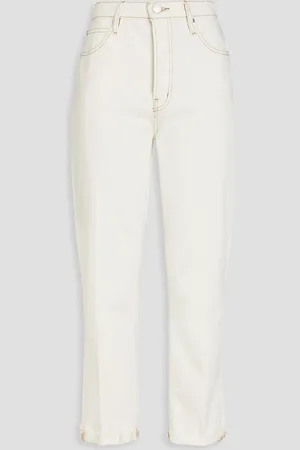 Frame Le Mec cropped high-rise straight-leg jeans - - 24