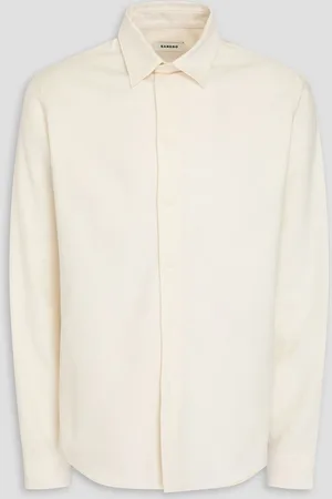Sandro Cotton-flannel shirt - White - S