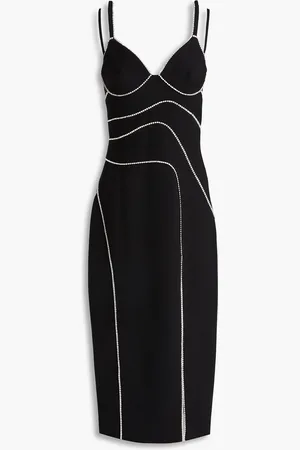 Zuhair Murad Crystal-embellished crepe gown - - FR 36