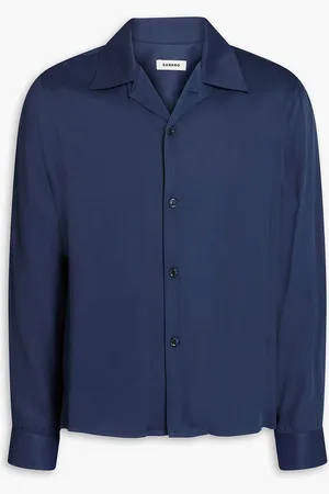 Sandro Satin shirt - Blue - S