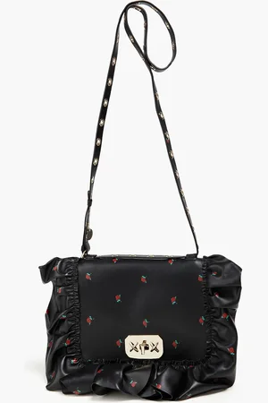 RED(V) Rock Ruffles floral-print leather shoulder bag - - OneSize