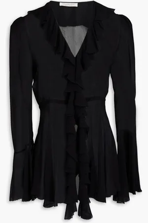 Serafini Ruffled georgette blouse - - IT 38