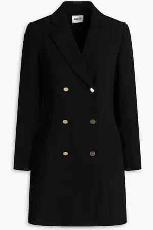 Claudie Pierlot Crepe mini tuxedo dress - - FR 34