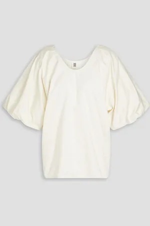 By Malene Birger Piamonte cotton-poplin top - White - DE 42
