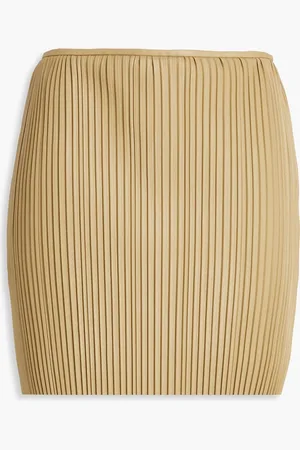 Nanushka Pleated OKOBOR™mini skirt - Neutral - XS