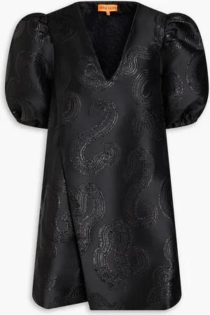 STINE GOYA Brethel crepe fil coupé mini dress - - M