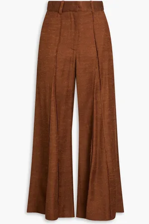 By Malene Birger Puglia slub twill wide-leg pants - - DE 36