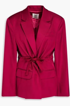 By Malene Birger Biento twill blazer - Red - L