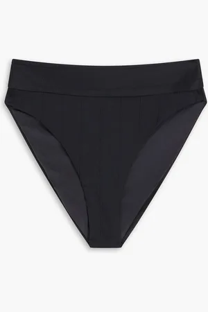 ONIA Ivy ribbed high-rise bikini briefs - - XS