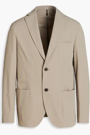 SLOWEAR Seersucker blazer - Neutral - IT 48