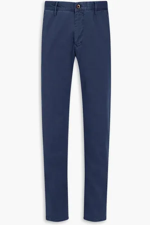SLOWEAR Incotex slim-fit cotton-blend chinos - Blue - 35