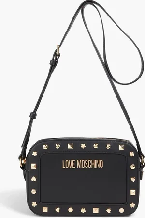 Moschino Studded leather cross-body bag - - OneSize