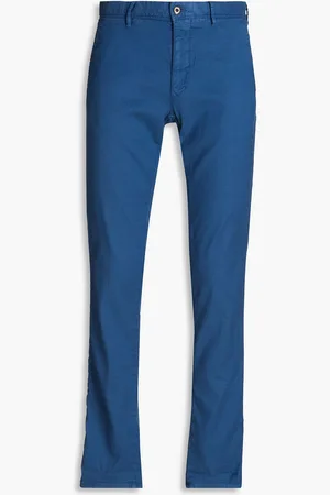 SLOWEAR Incotex slim-fit linen-blend chinos - - 35