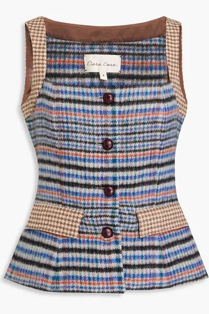 Cara Cara Zoe brushed tweed vest - - US 10