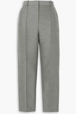 Totême Pleated woven tapered pants - - FR 36