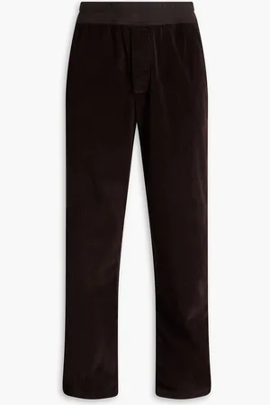 James Perse Stretch-cotton corduroy chinos - Brown - 4