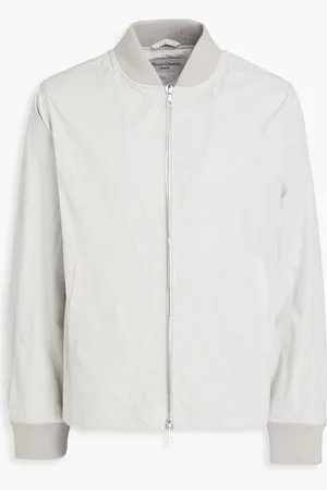 OFFICINE GENERALE Shell bomber jacket - Gray - XXL