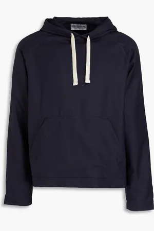 OFFICINE GENERALE Wool hoodie - Blue - S