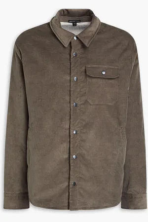 James Perse Cotton-blend corduroy jacket - Neutral - 0