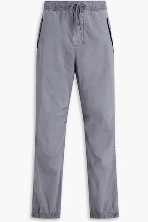 James Perse Stretch-cotton poplin pants - Gray - 4