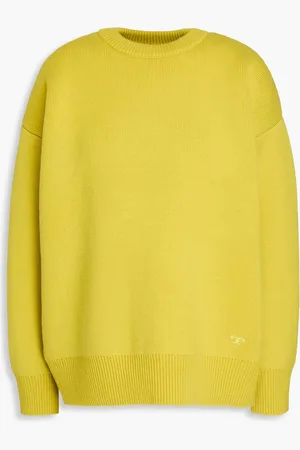 Tory Burch Wool and cashmere-blend sweater - Green - S